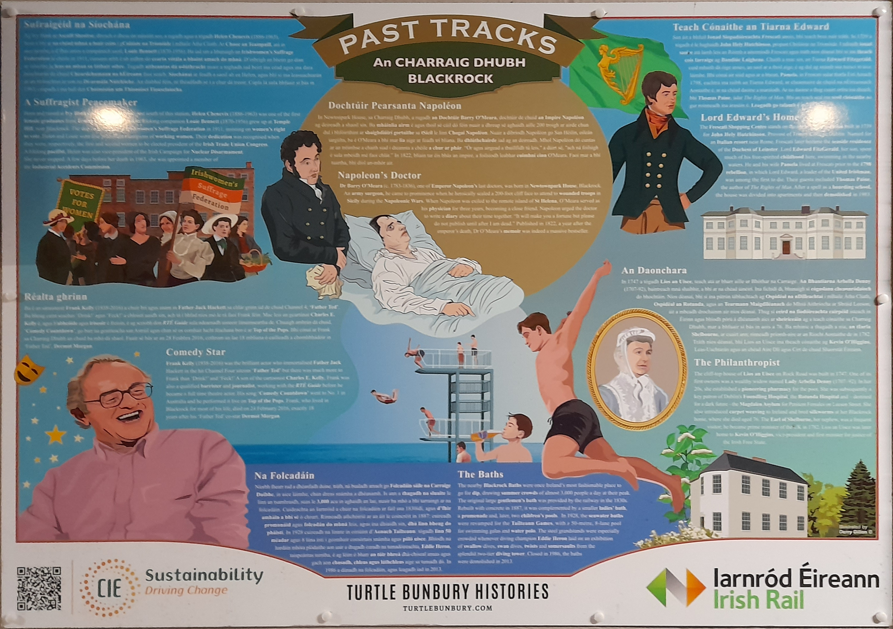 Lord Edward and Frescati at Blackrock station
