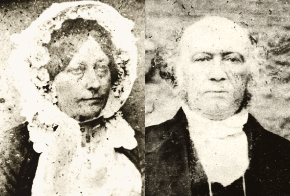 Sir William Rowan Hamilton and Lady Helena Maria Hamilton née Bayly ca 1860