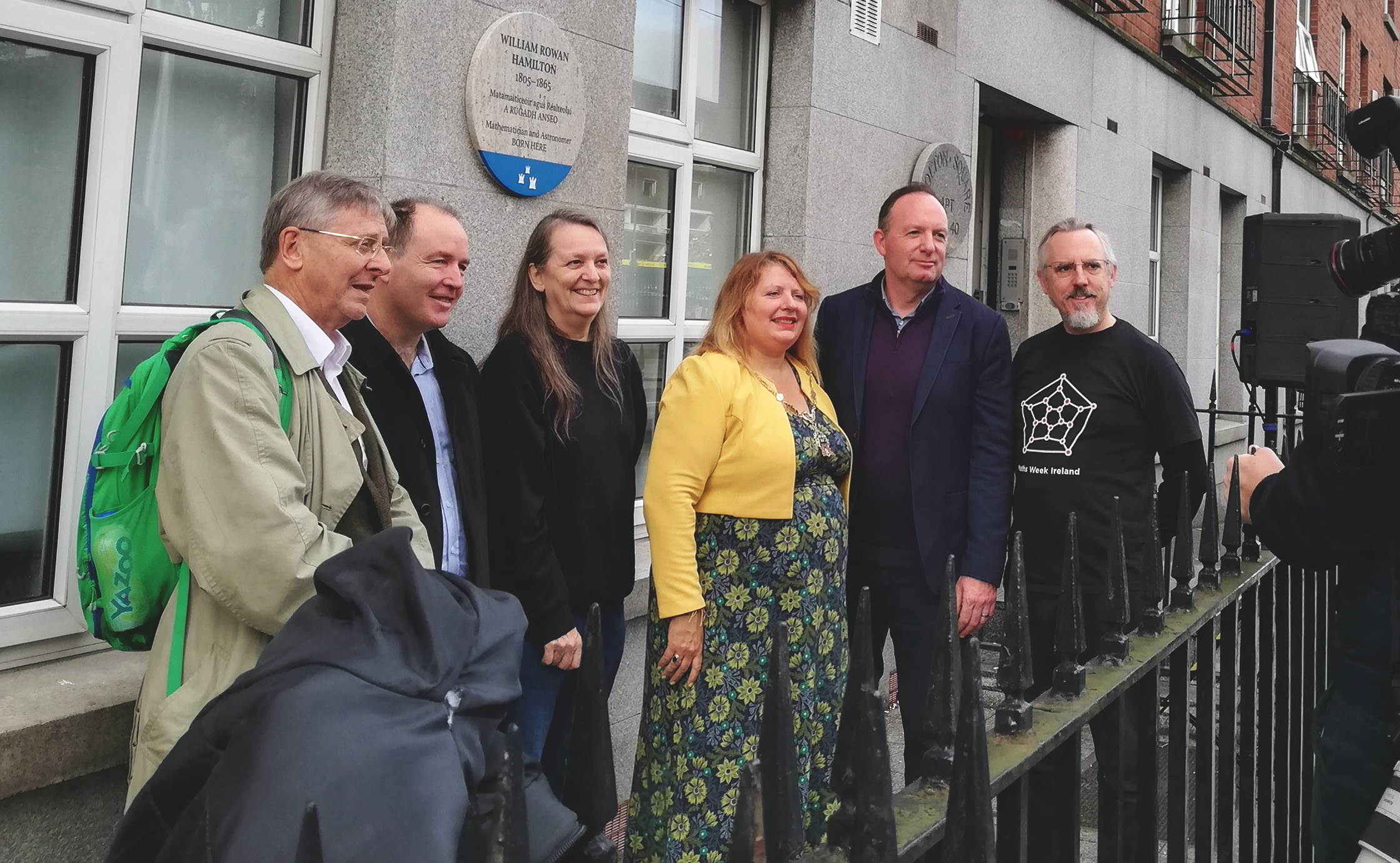 The plaque unveiled, 16 Oct 2024, Dublin